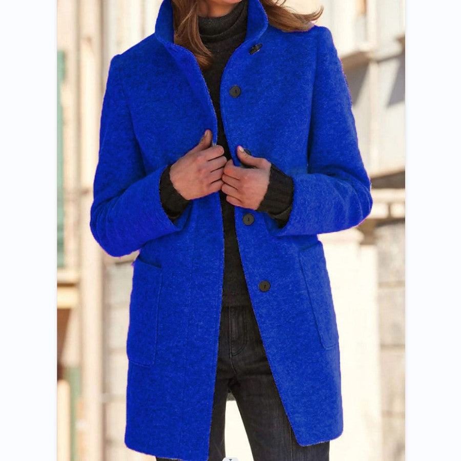 Isabella™ | Elegant lang frakke med knapper