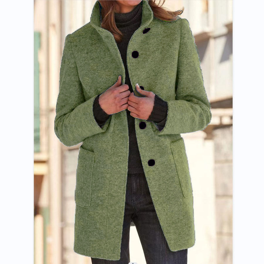 Isabella™ | Elegant lang frakke med knapper