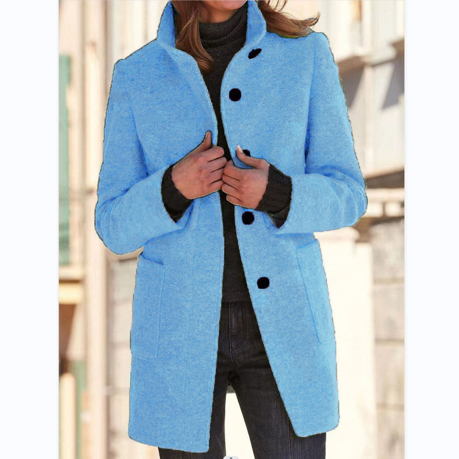 Isabella™ | Elegant lang frakke med knapper