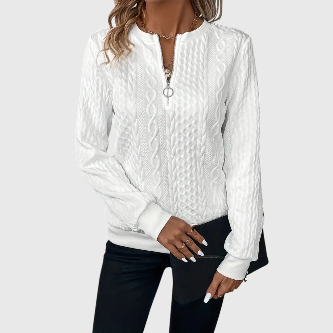 Josine - Elegant Jumper with Zip
