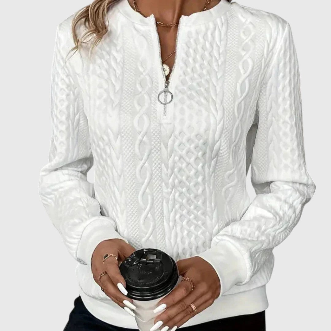 Josine - Elegant Jumper with Zip
