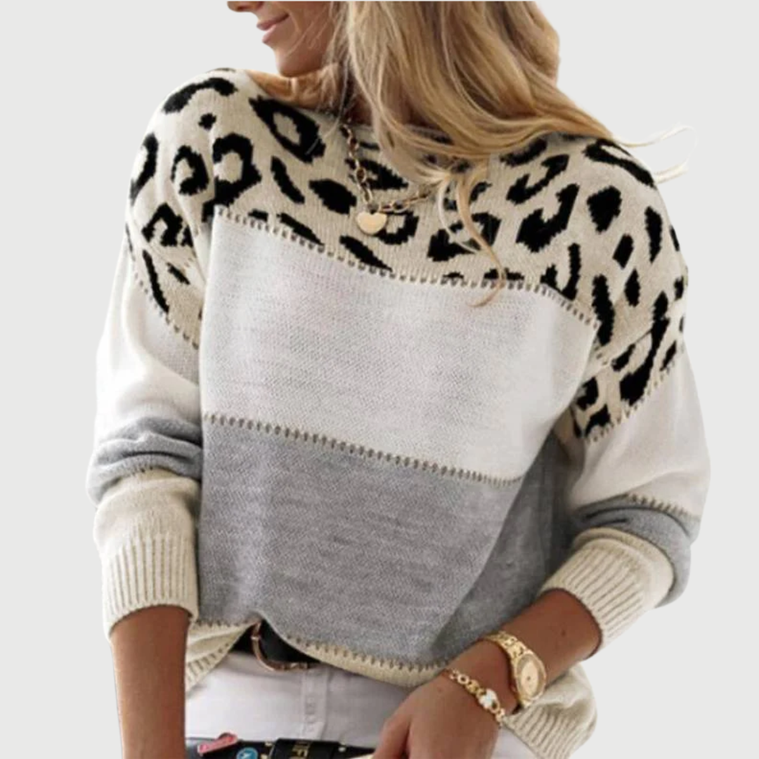 Kay - Casual Leopard Sweater
