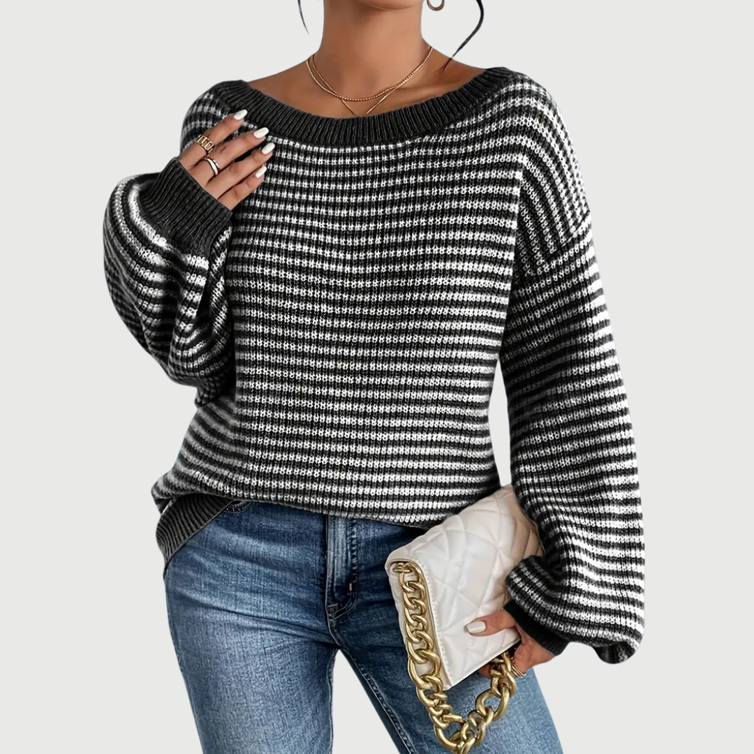 Nilufer - Casual Knitted Sweater For Winter