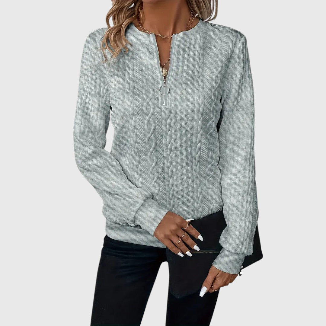 Josine - Elegant Jumper with Zip